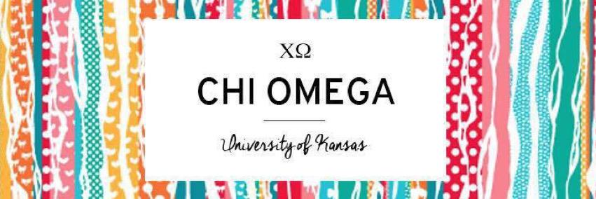 KU Chi Omega banner