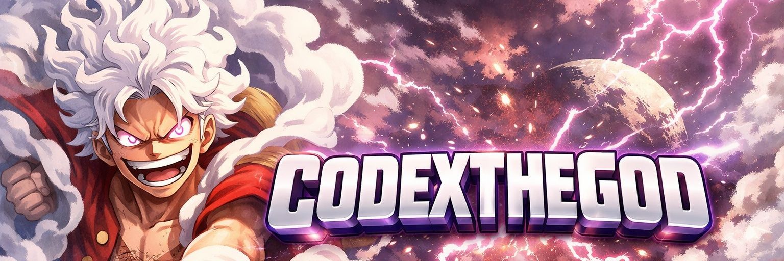 CoDeXtheGOD's profile banner image