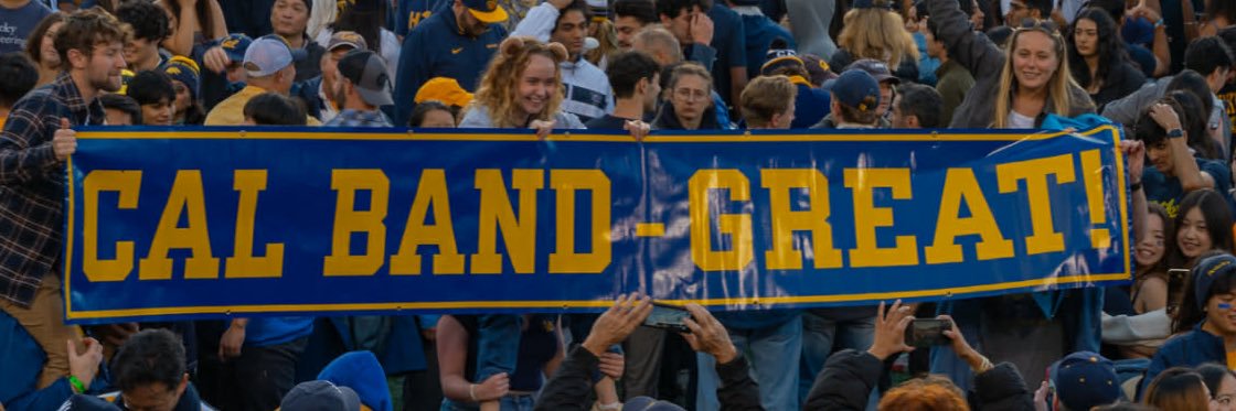 University of California Marching Band banner