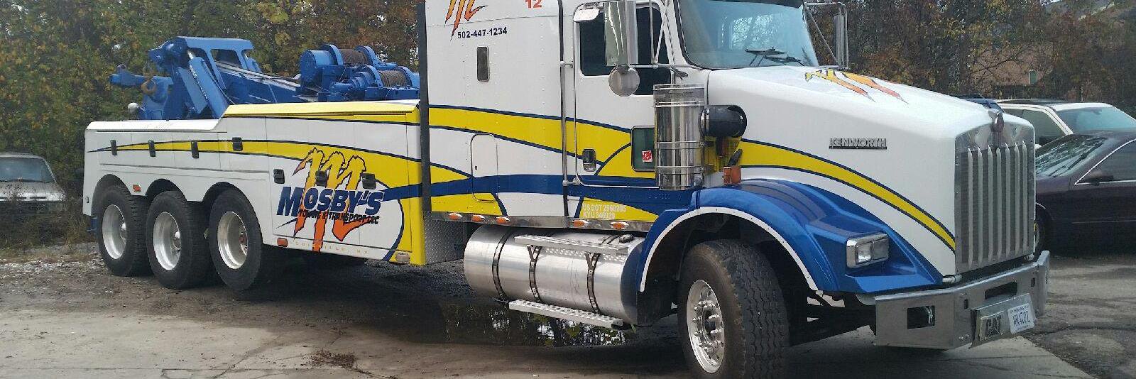 Mosby's Towing banner