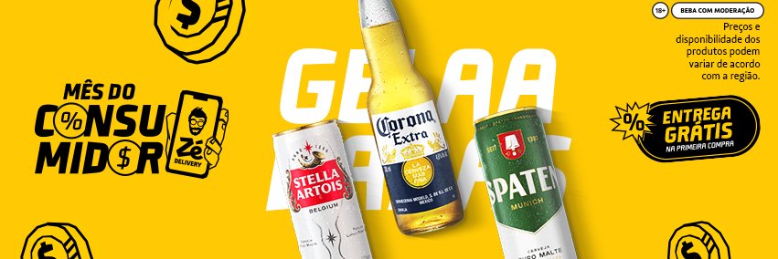 Zé Delivery 🛵 banner