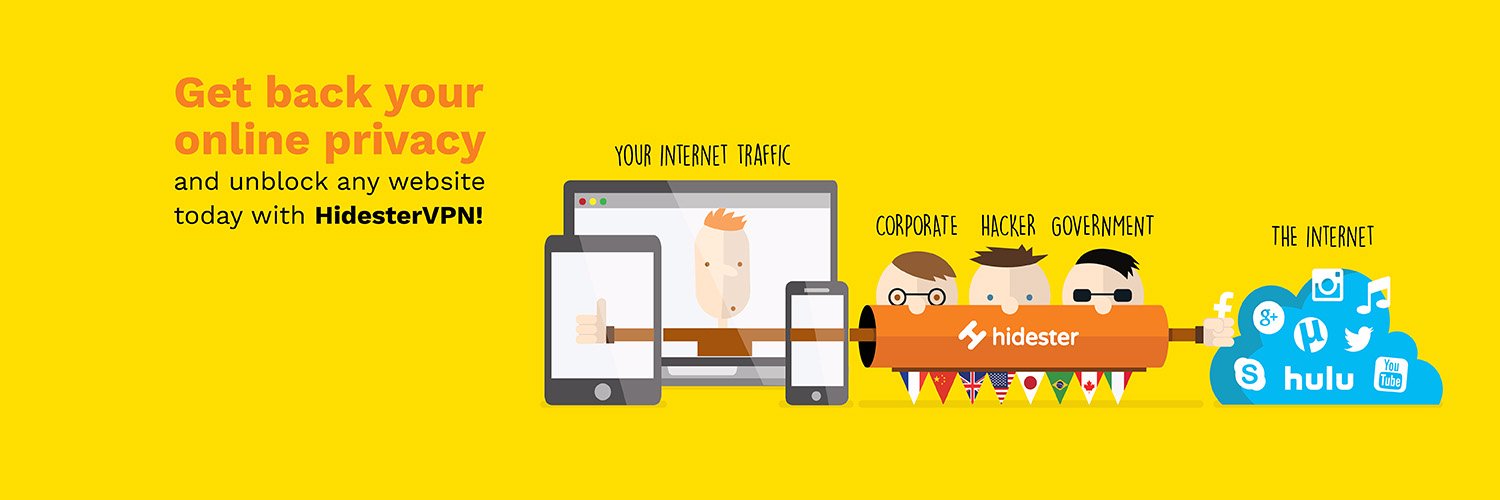 HidesterVPN's profile banner image
