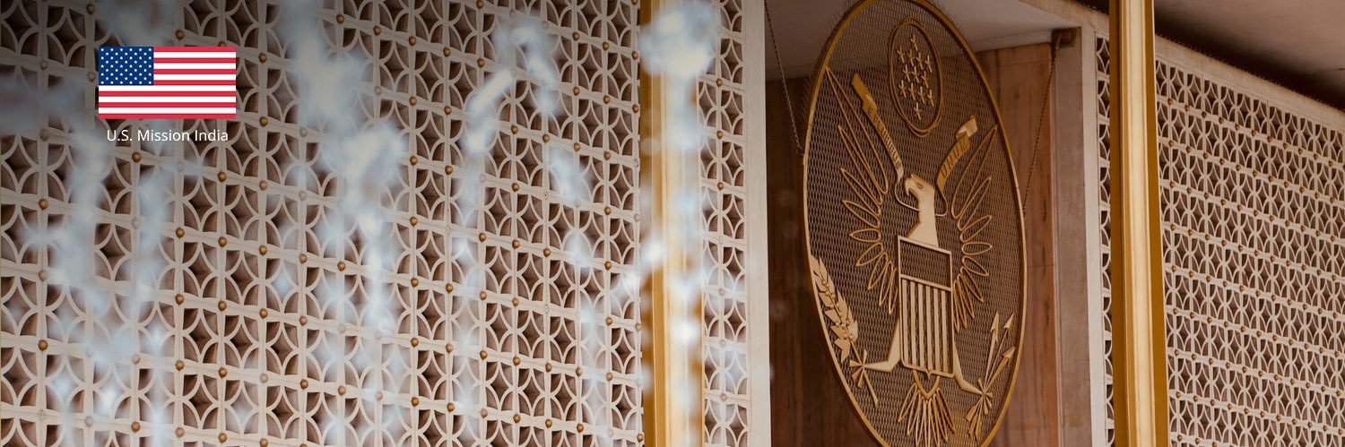U.S. Embassy India banner