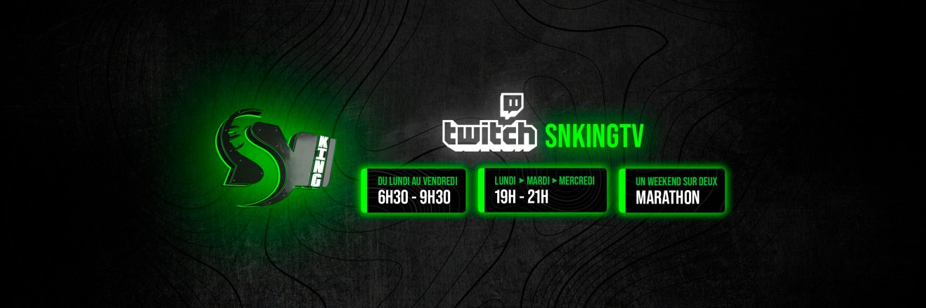sNkingTV's profile banner image
