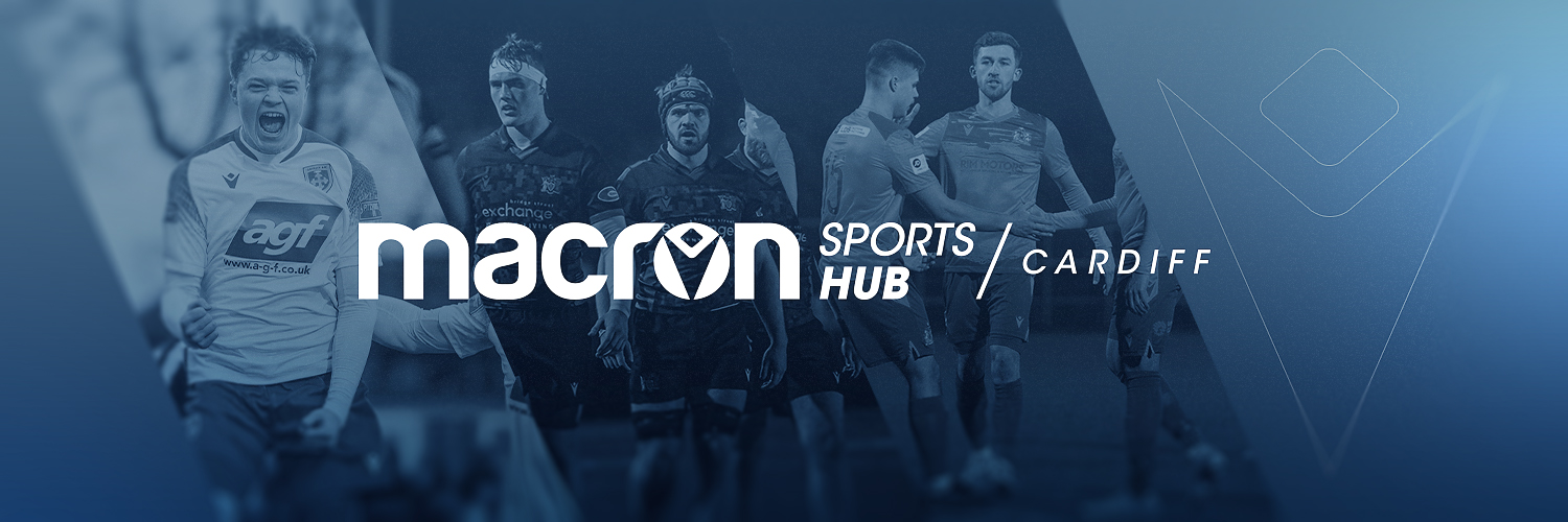 Macron Sports Hub Cardiff banner