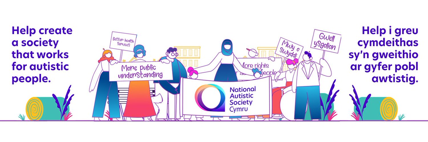 National Autistic Society Cymru banner