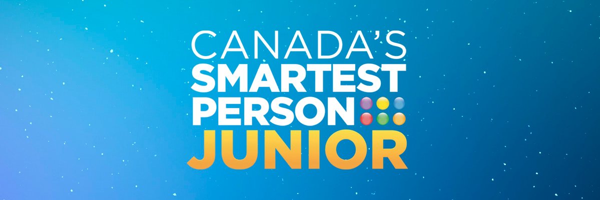 Canada's Smartest Person Junior banner