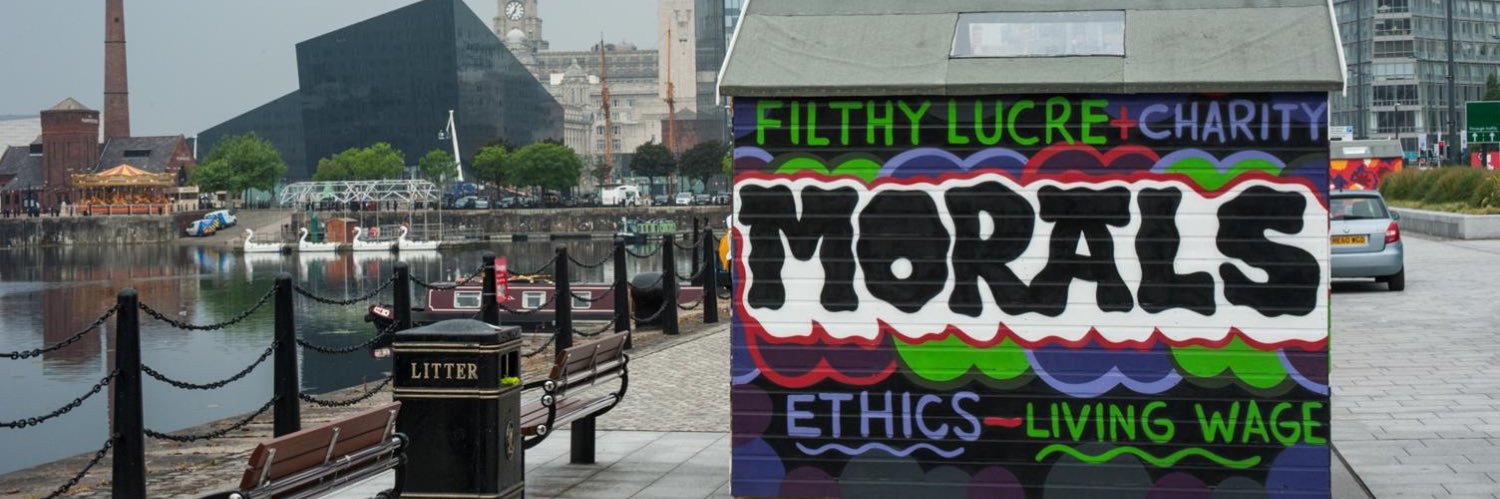 Metal Liverpool banner