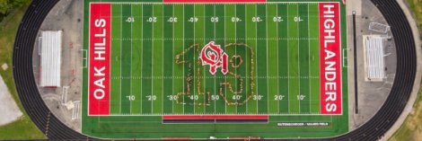 Oak Hills Track & Field banner