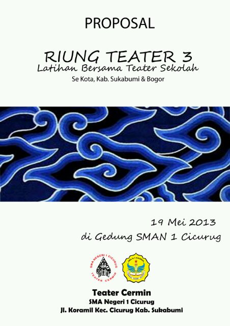 Teater Cermin banner