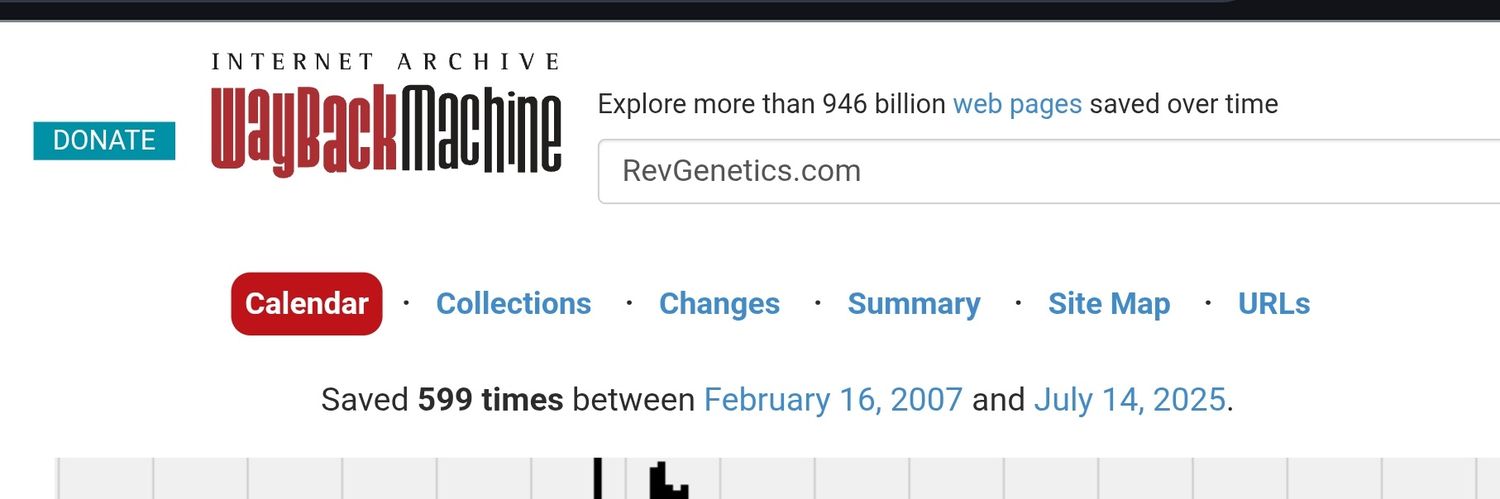 RevGenetics 🧬 banner