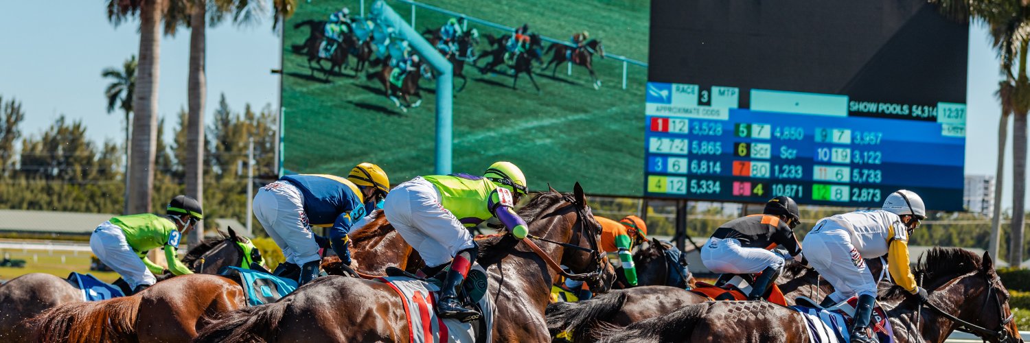 Gulfstream Park's banner