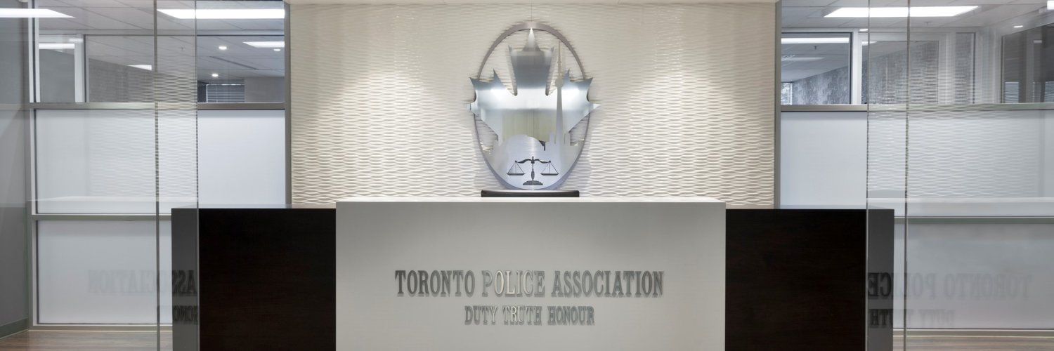 Toronto Police Association's banner