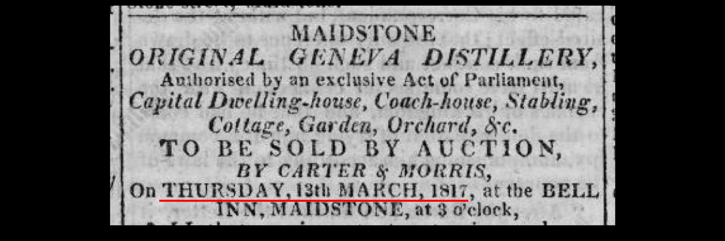 Maiden Distillery banner