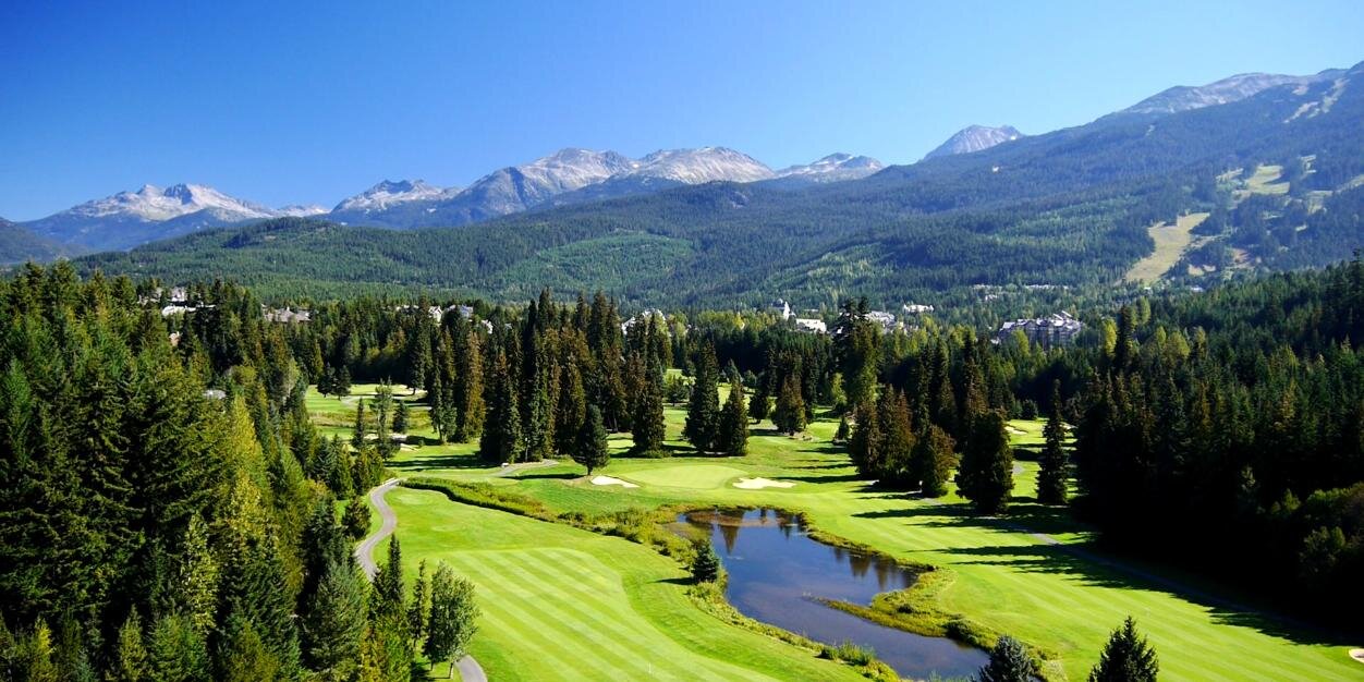 GOLF WHISTLER banner