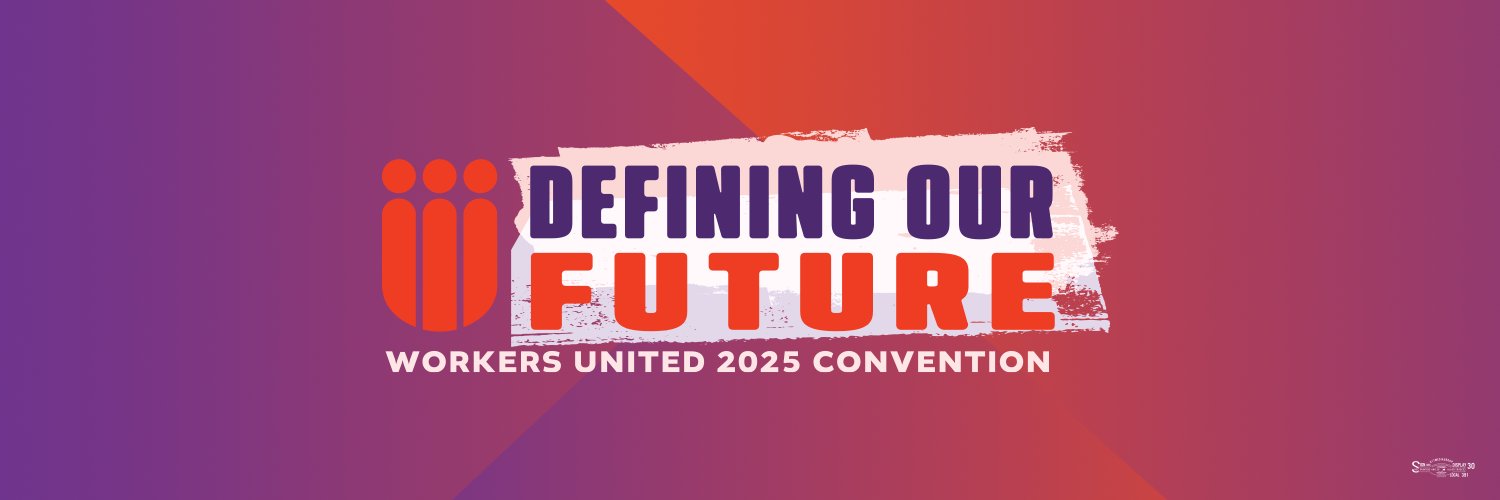 Workers United banner