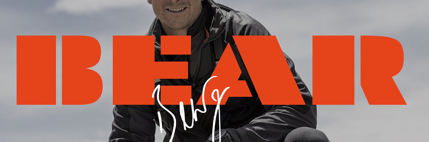 Bear Grylls OBE banner