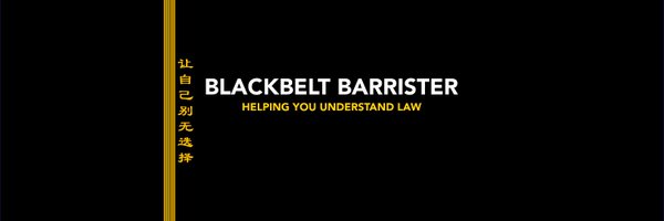 Daniel ShenSmith (BlackBeltBarrister) Profile Banner