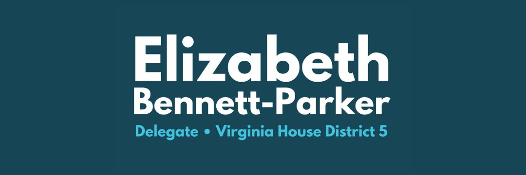 Delegate Elizabeth Bennett-Parker's banner