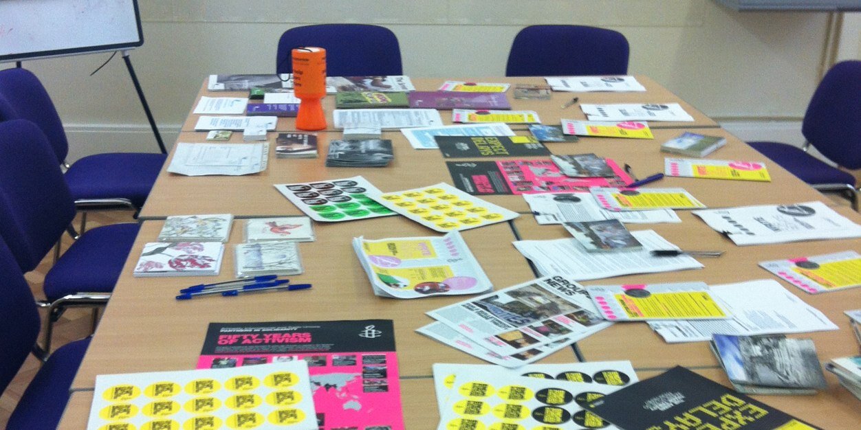 Newcastle Amnesty banner