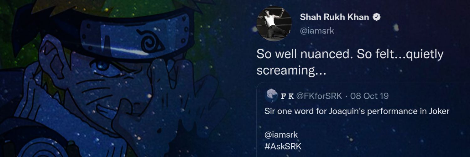 FKforSRK's profile banner image