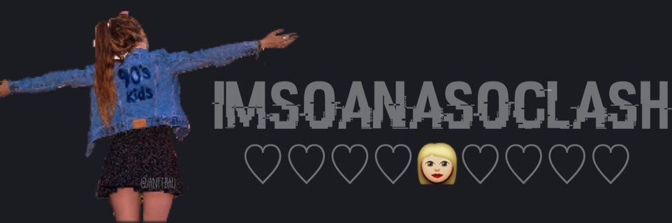 imsoanasoclash's profile banner image