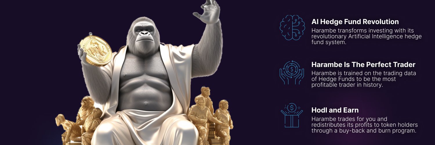 Harambe Token banner