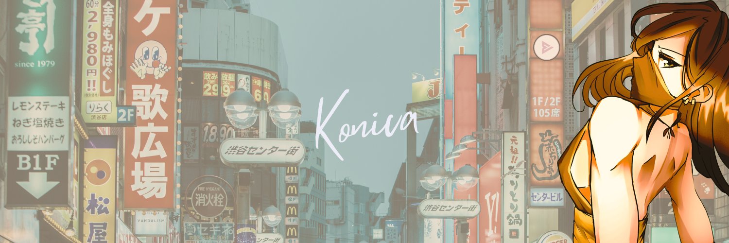 Konica's banner