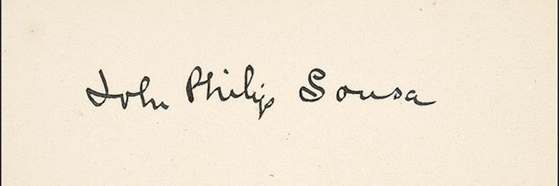 John Phillip Sousa banner