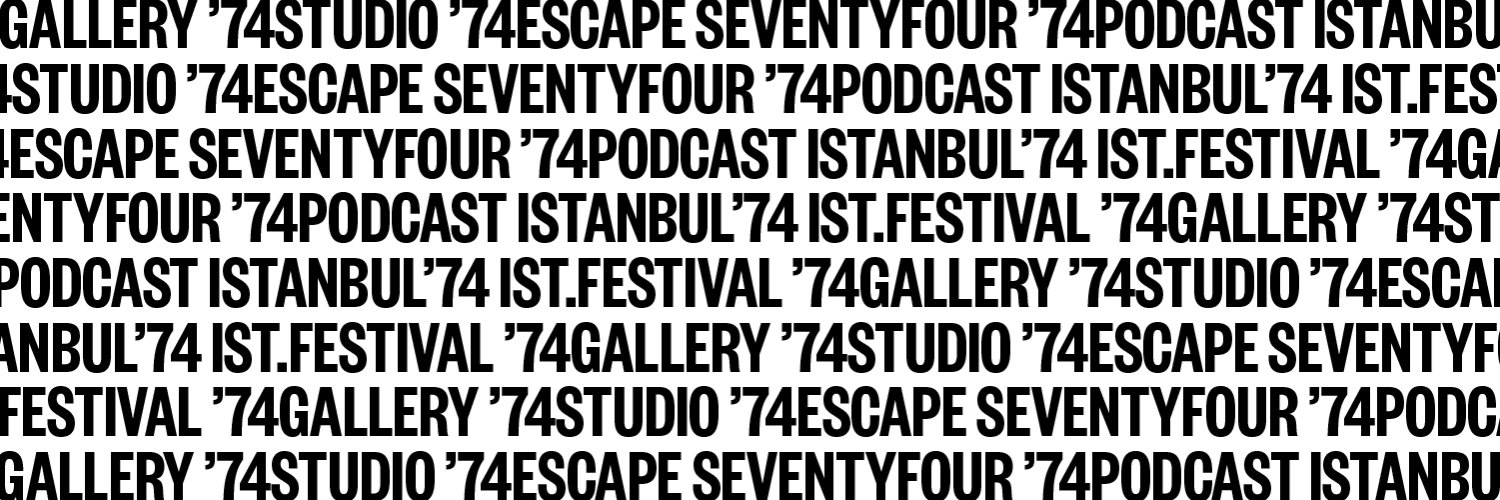 ISTANBUL'74 banner