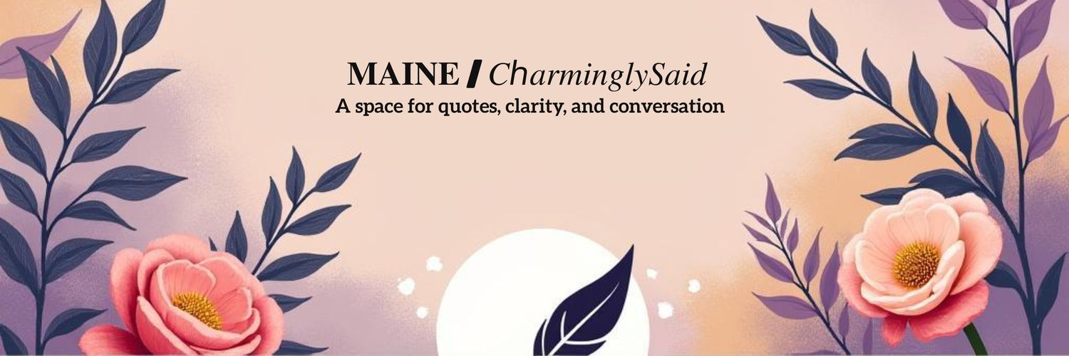 𝐌𝐀𝐈𝐍𝐄 | 𝐶ℎ𝑎𝑟𝑚𝑖𝑛𝑔𝑙𝑦𝑆𝑎𝑖𝑑 banner