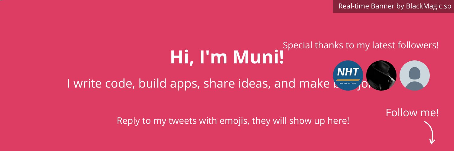 munihappy's profile banner image