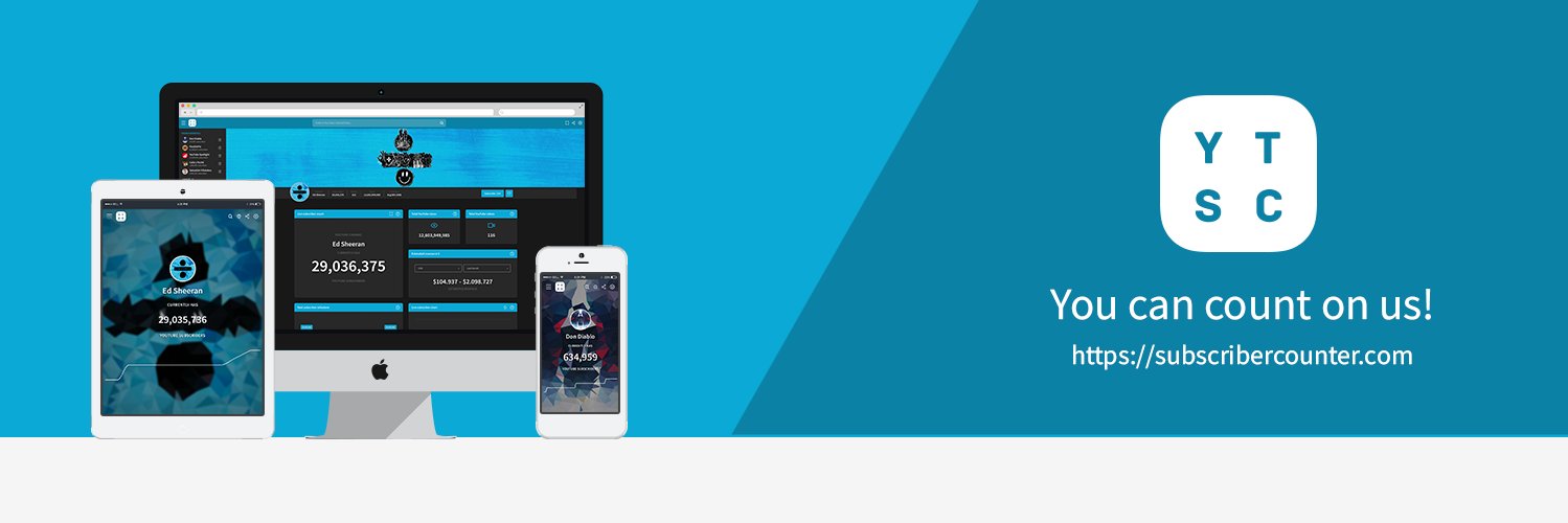 Subscriber Counter banner