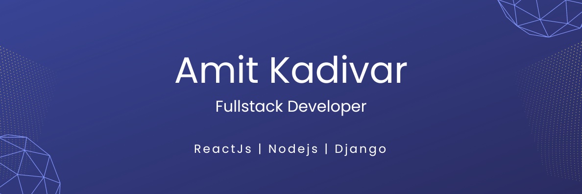 AmitKadivar's profile banner image