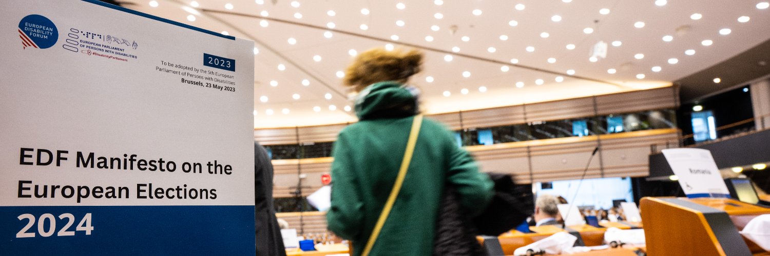 European Disability Forum banner
