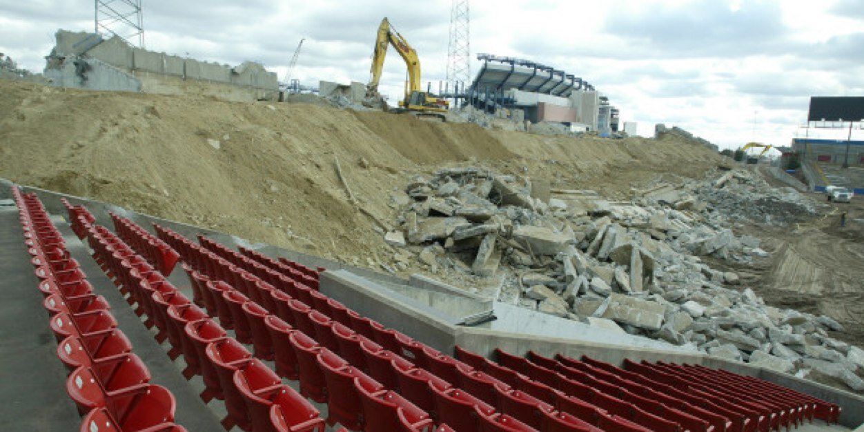 Foxboro Stadium banner