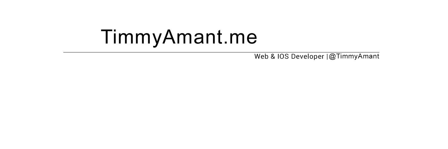 Timothy St. Amant banner