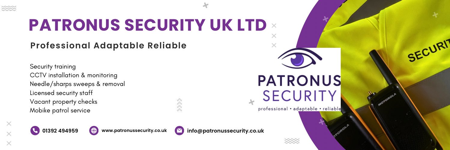 Patronus Security UK Ltd banner