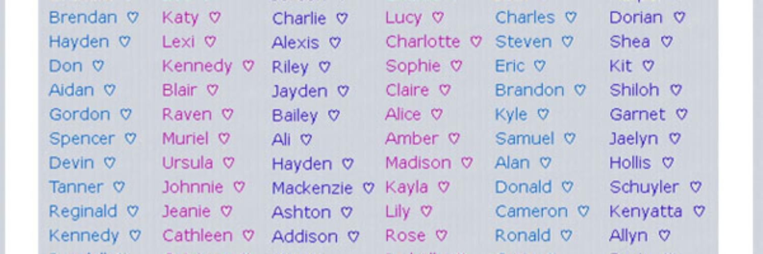 MagicBabyNames's profile banner image