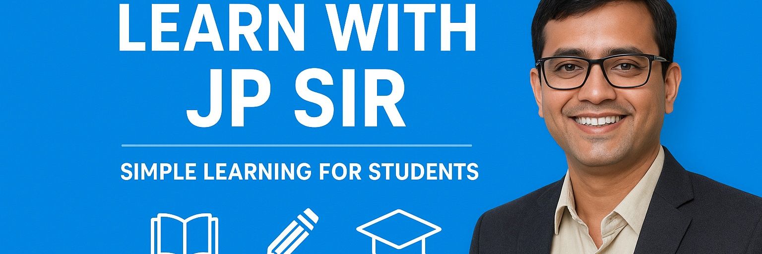 LearnWithJPSir's profile banner image