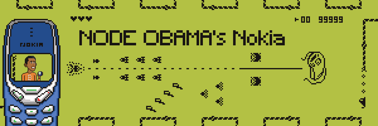node Obama'sNokia banner