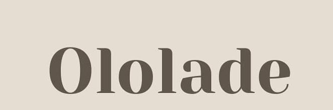 Ololade. banner