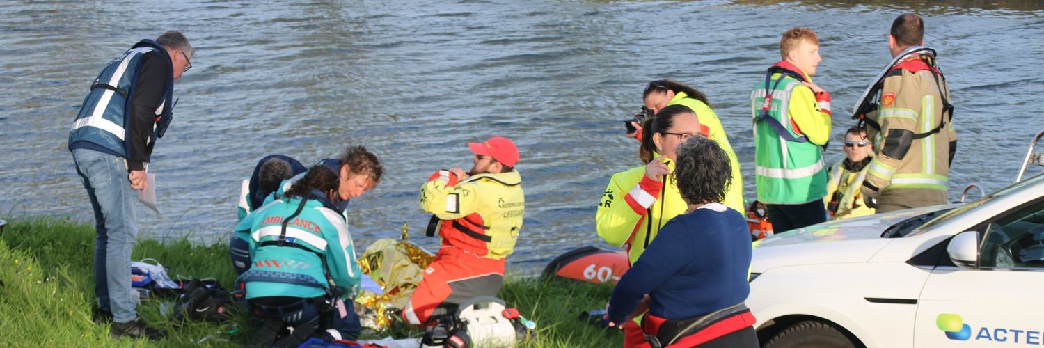 Reddingsbrigade Goes banner