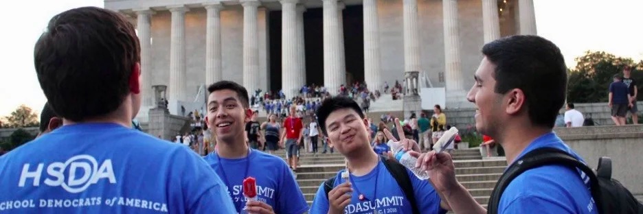 High School Democrats of America banner
