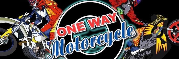 ONE WAY MOTORCYCLE banner