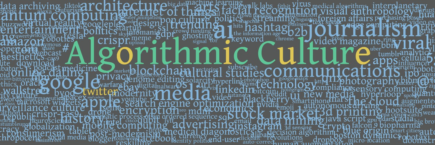 Algorithmic Culture Magazine (@AlgoCulture) / Posts / X
