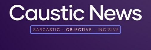 Caustic News banner