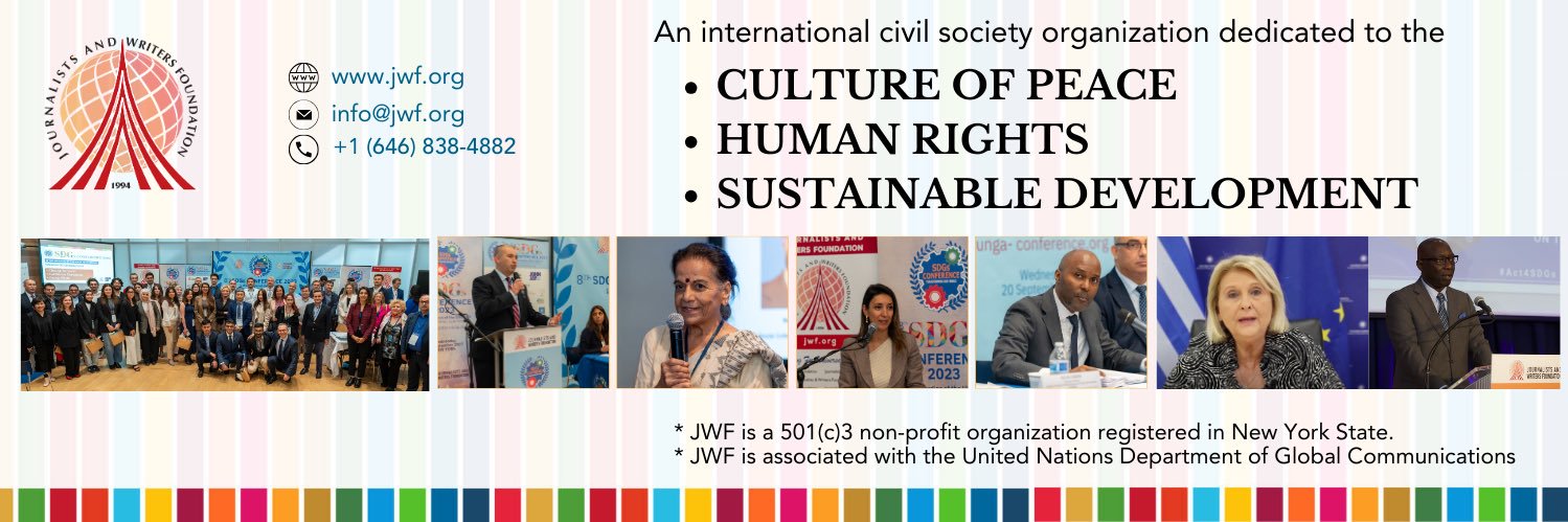 Journalists and Writers Foundation banner