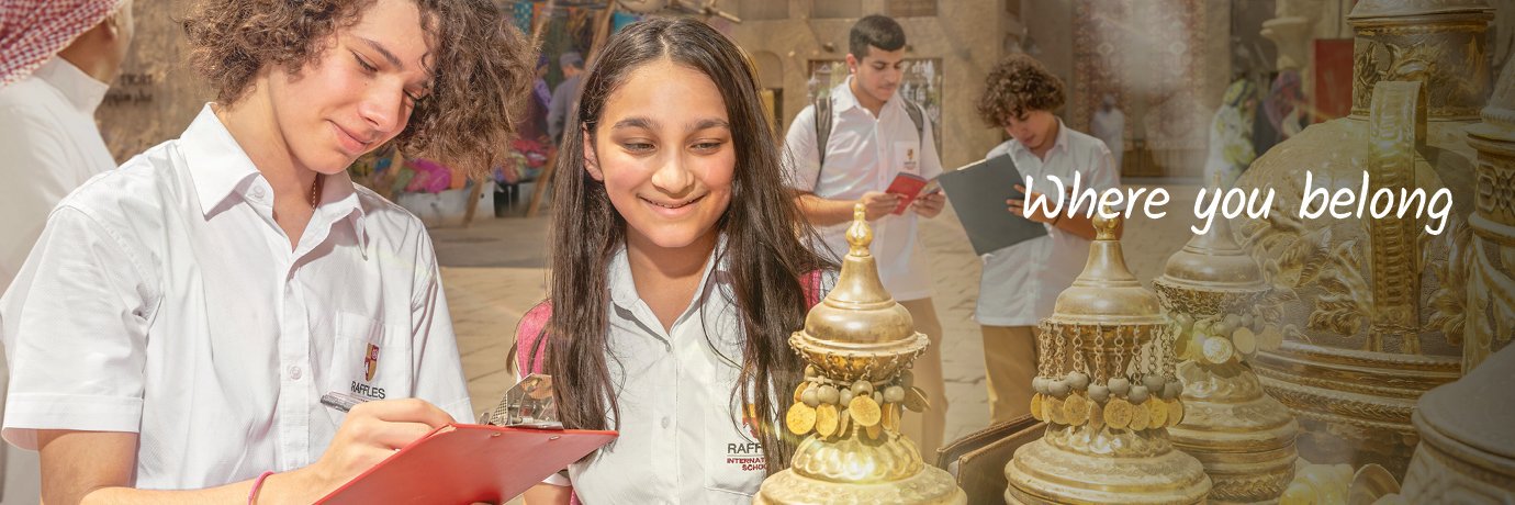 Raffles International School banner