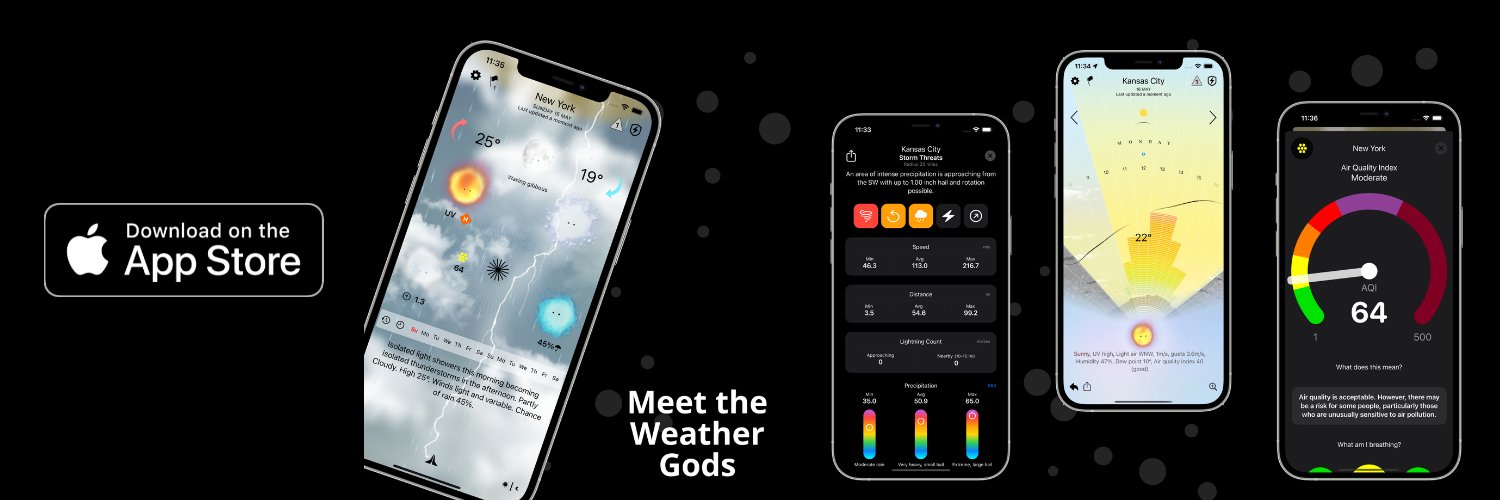 WeatherGodsApp Profile Banner